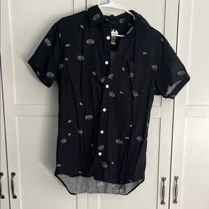 Black Batman Patterned Men's Shirt